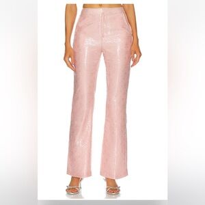 Kim Shui Pink Pailette Pants size M